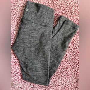 Lululemon Gray Yoga Leggings size 8